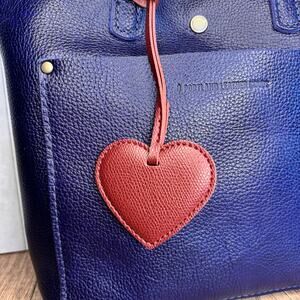 Maroon Heart Purse Charm Bag Charm Flair Gift for Her Spread Love NEW FAST SHIP